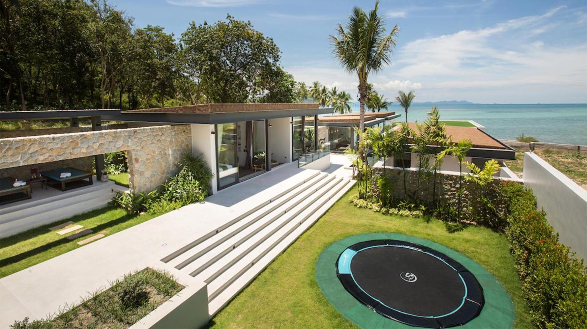Exclusive Sea Renity A Beachfront Villa Retreat Sleeps 12 Adults And 6 Kids Laem Sor Eksteriør bilde