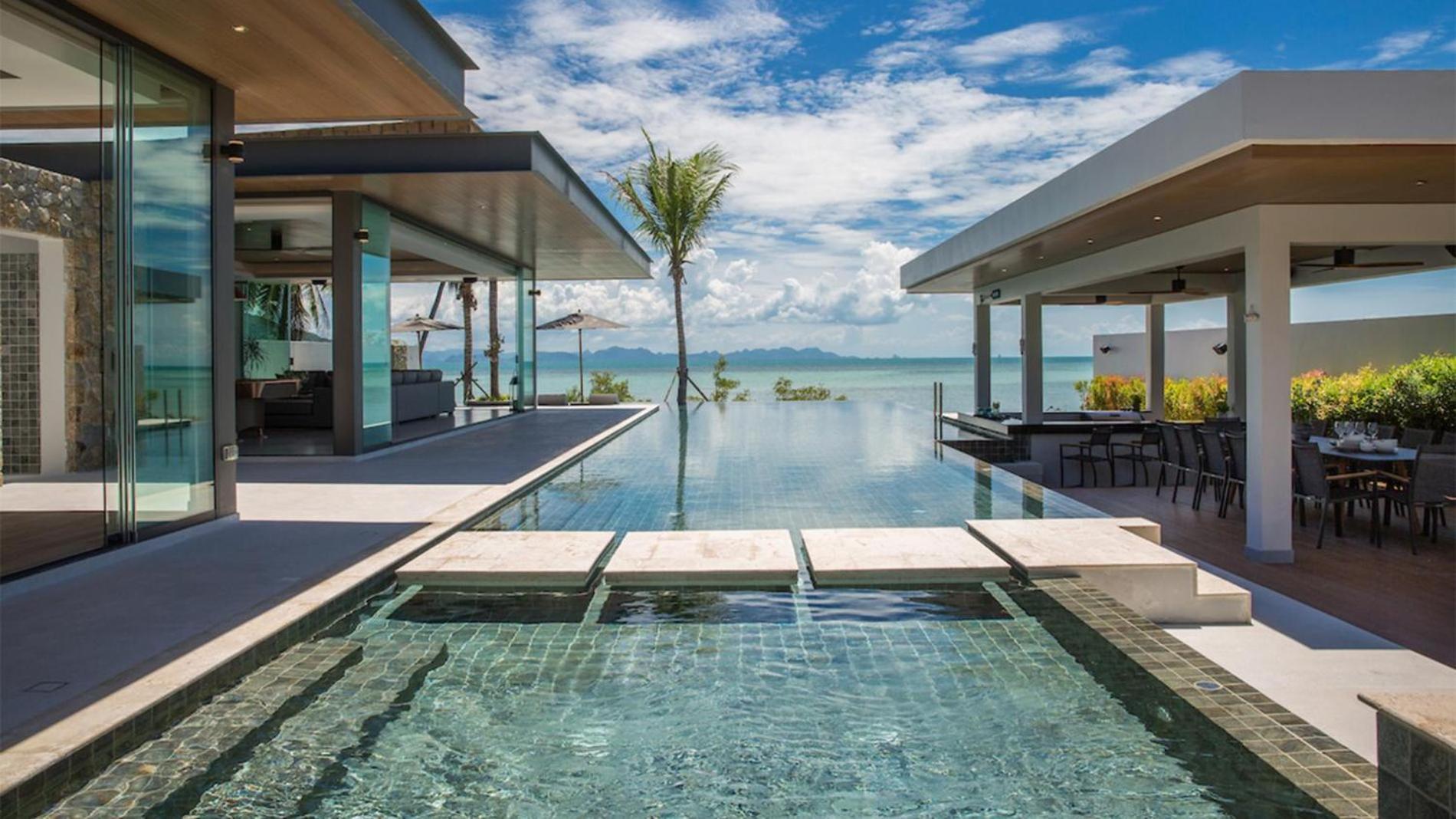 Exclusive Sea Renity A Beachfront Villa Retreat Sleeps 12 Adults And 6 Kids Laem Sor Eksteriør bilde